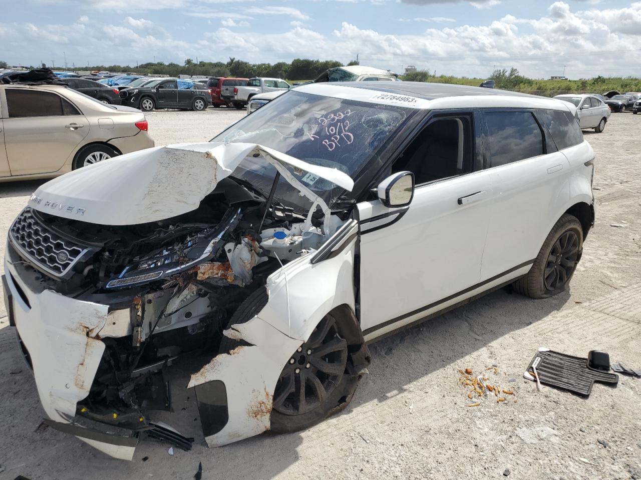 Image 1 of 2020 LAND ROVER RANGE ROVER EVOQUE S 2020 with VIN SALZJ2FX8LH082322