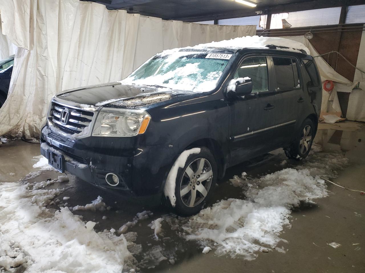 Изображение 1 2012 HONDA PILOT TOURING 2012 с VIN 5FNYF4H93CB019756