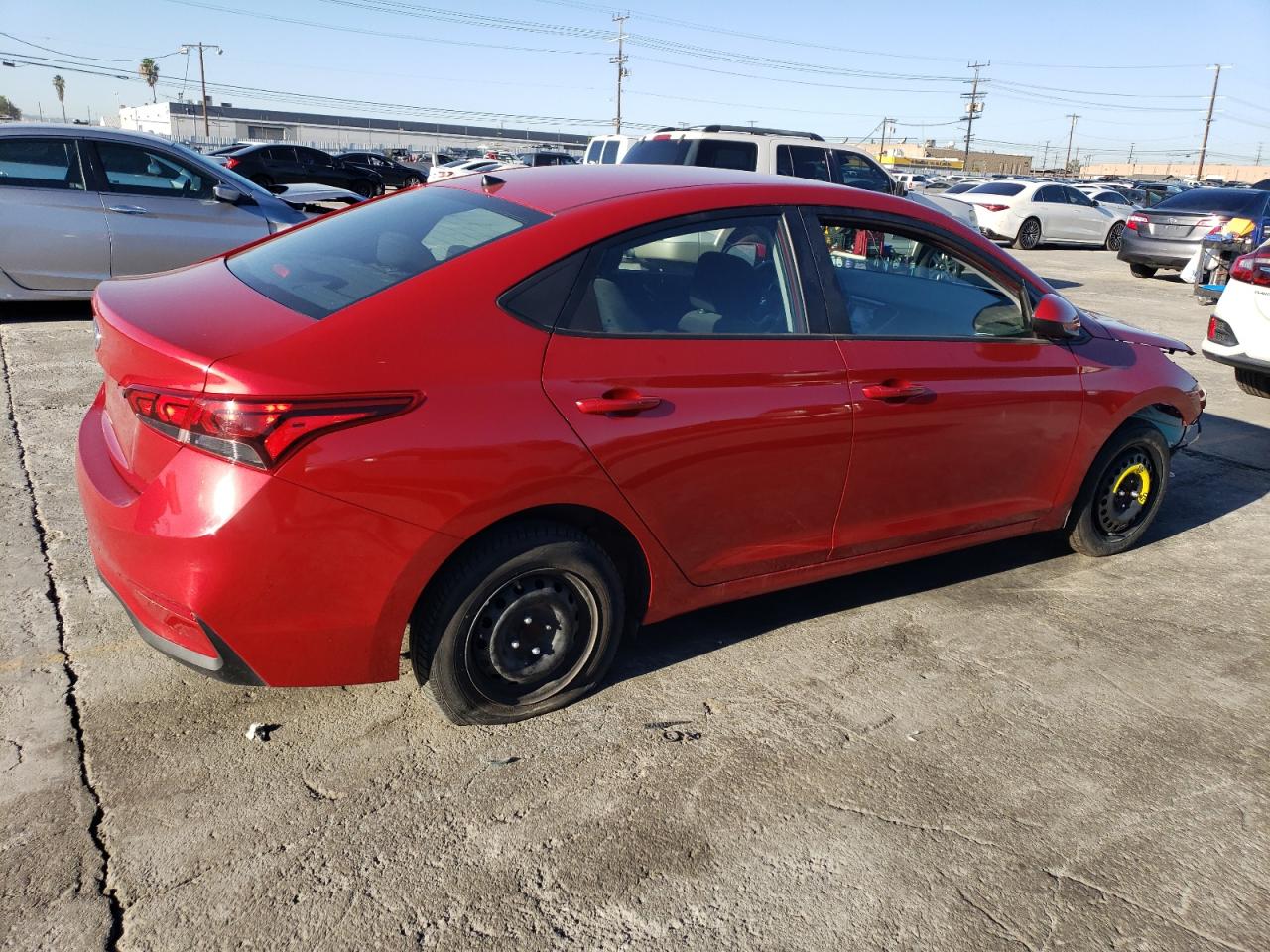 Image 3 of 2021 HYUNDAI ACCENT SE 2021 with VIN 3KPC24A68ME130168