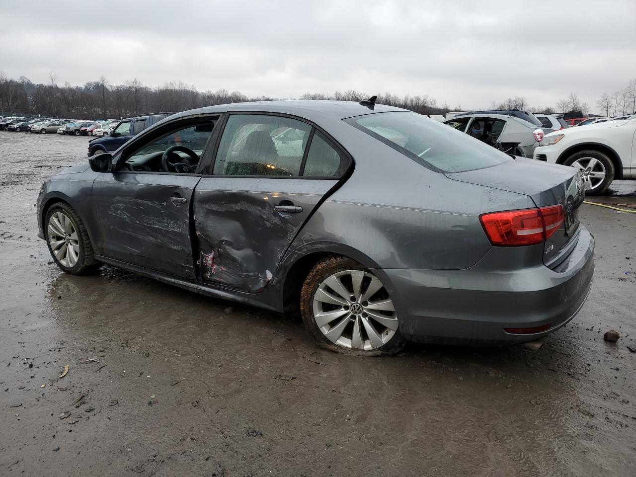 Image 2 of 2015 VOLKSWAGEN JETTA BASE 2015 with VIN 3VW1K7AJXFM351452
