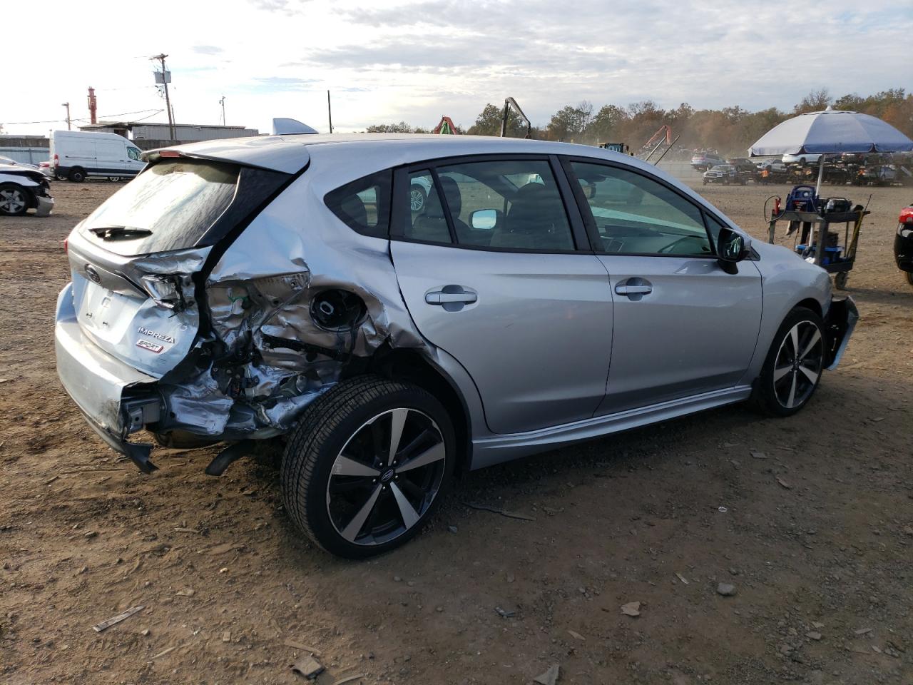 Image 3 of 2019 SUBARU IMPREZA SPORT 2019 with VIN 4S3GTAM67K3707821