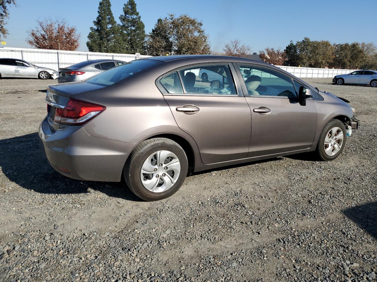 Image 3 of 2013 HONDA CIVIC LX 2013 with VIN 2HGFB2F57DH514983