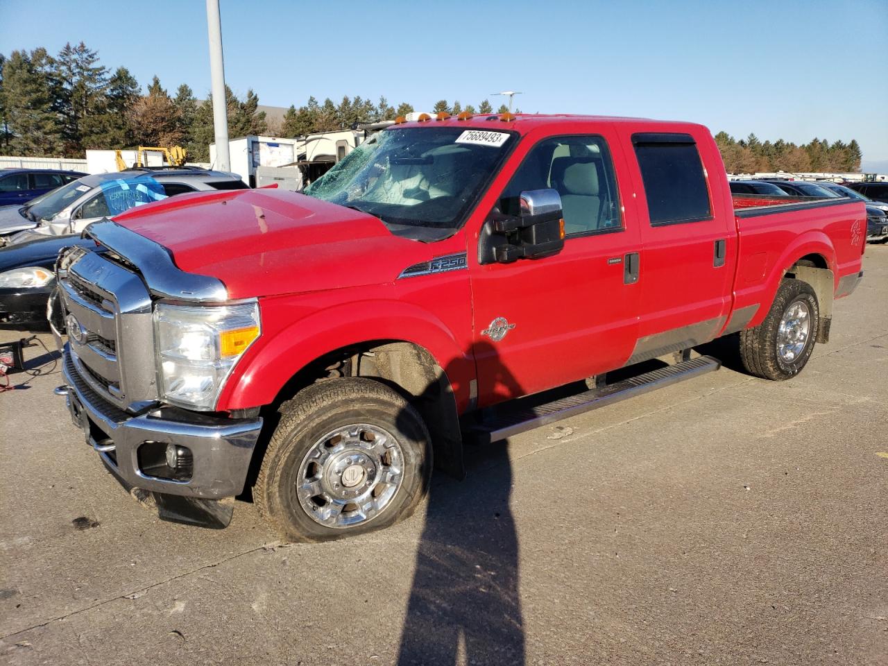Image 1 of 2013 FORD F250 SUPER DUTY 2013 with VIN 1FT7W2BT7DEB70655