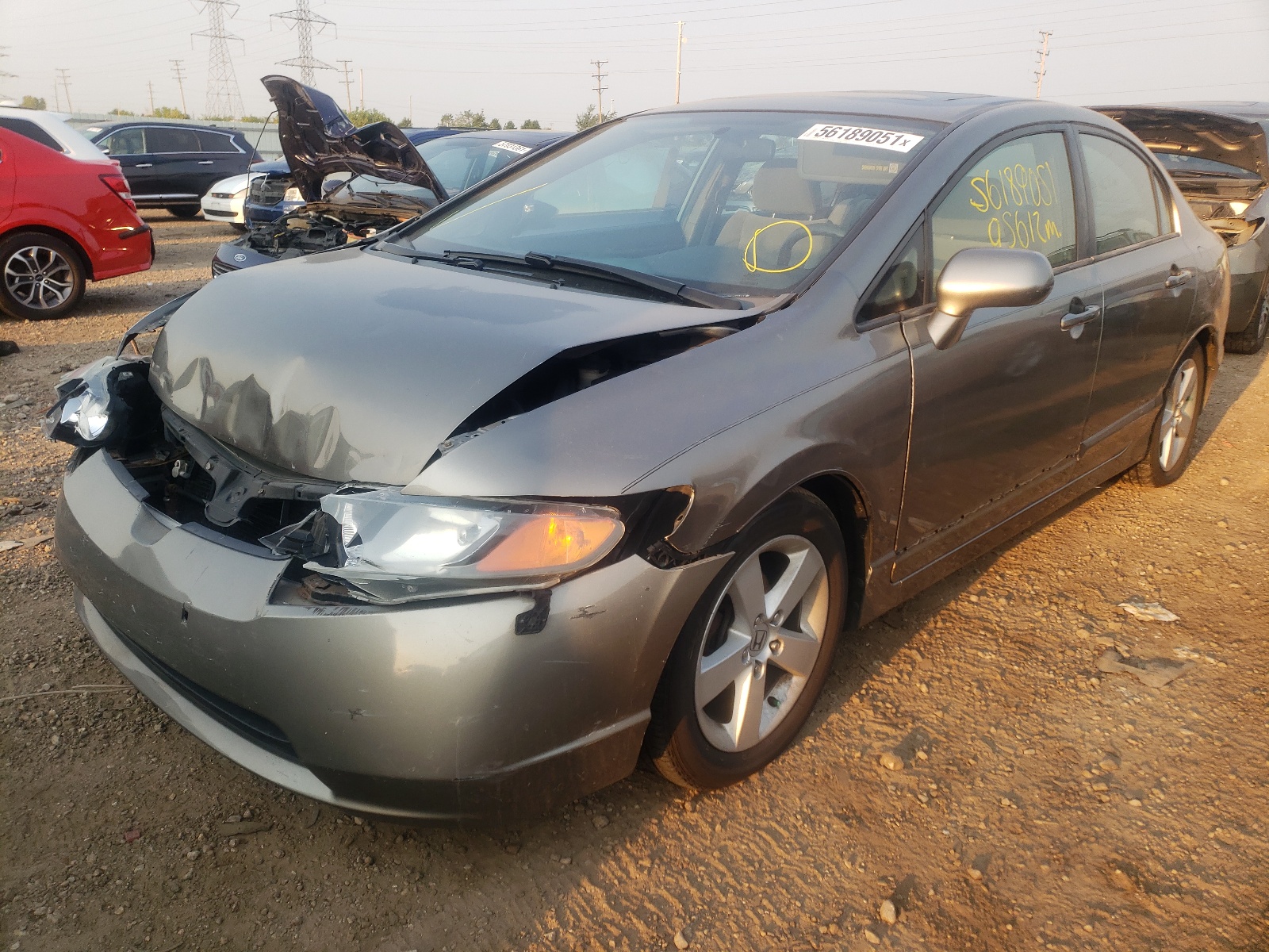 Obraz 2 z 2006 HONDA CIVIC EX 2006 z VIN 1HGFA16806L127317
