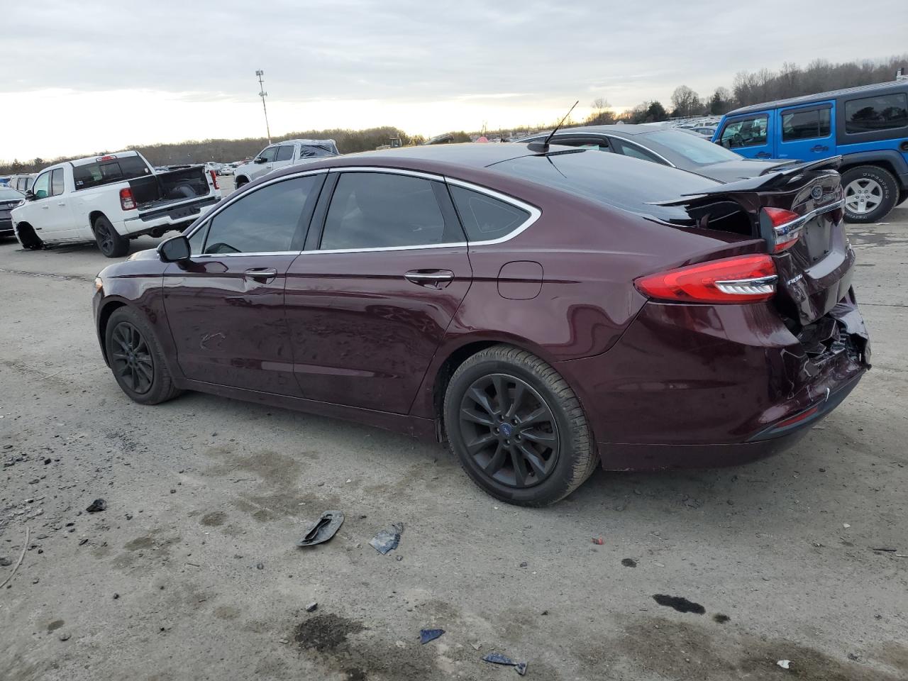 Image 2 of 2017 FORD FUSION SE 2017 with VIN 3FA6P0HD5HR346060