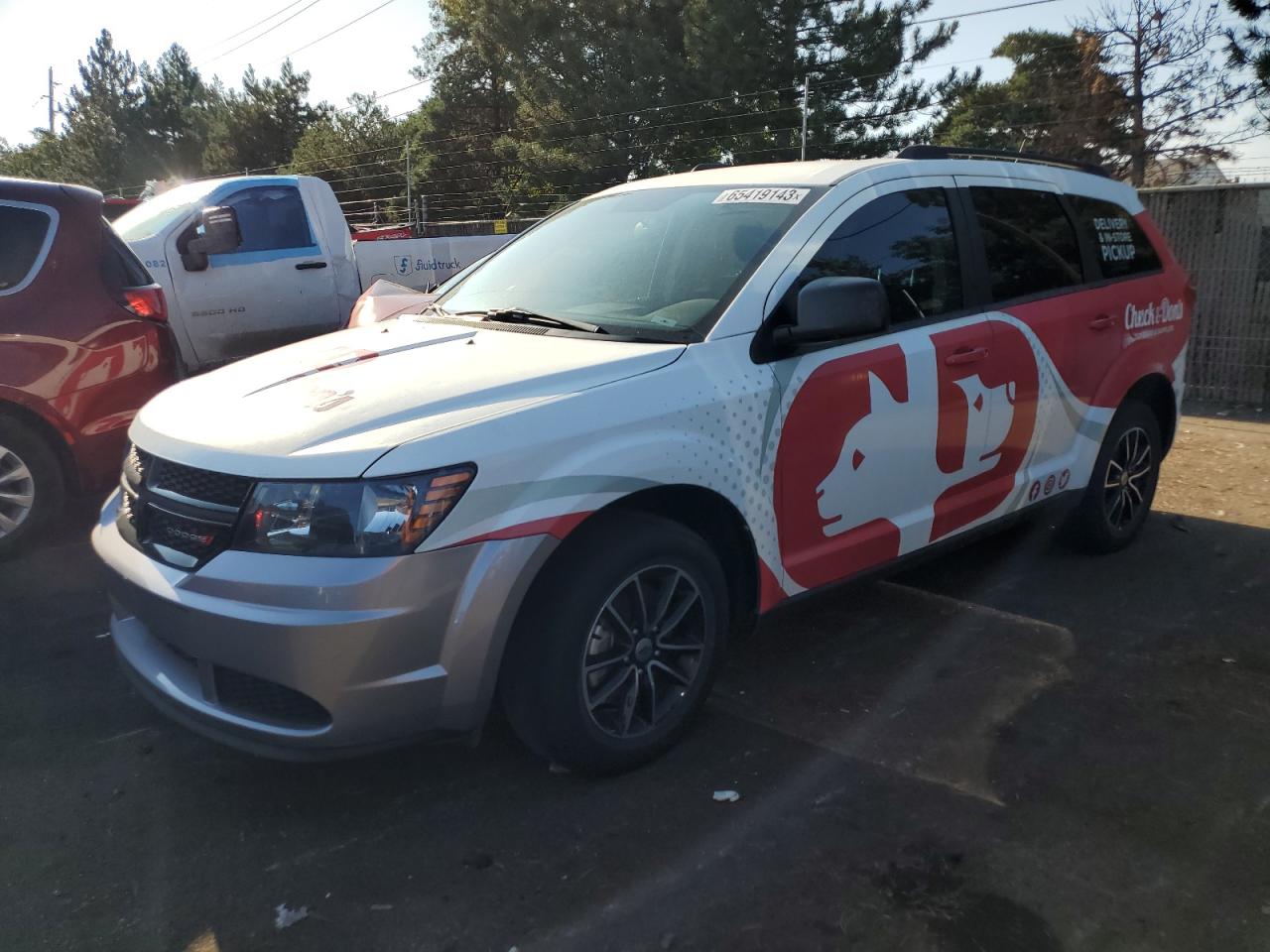 Image 1 of 2018 DODGE JOURNEY SE 2018 with VIN 3C4PDDAG3JT249709