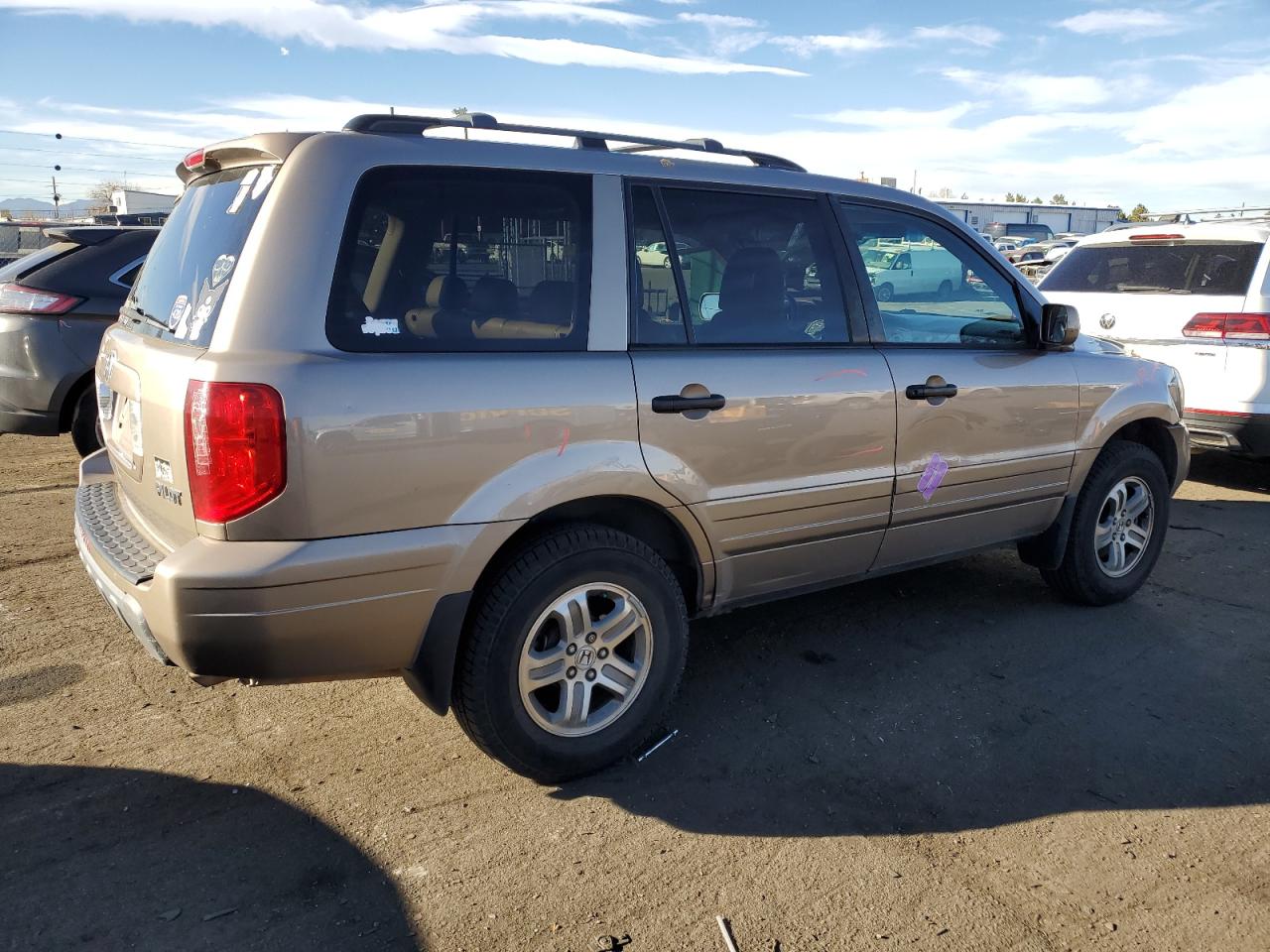 Изображение 3 2003 HONDA PILOT EXL 2003 с VIN 2HKYF18533H574106