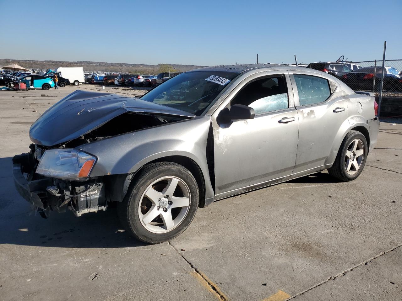 Image 1 of 2013 DODGE AVENGER SE 2013 with VIN 1C3CDZABXDN724930