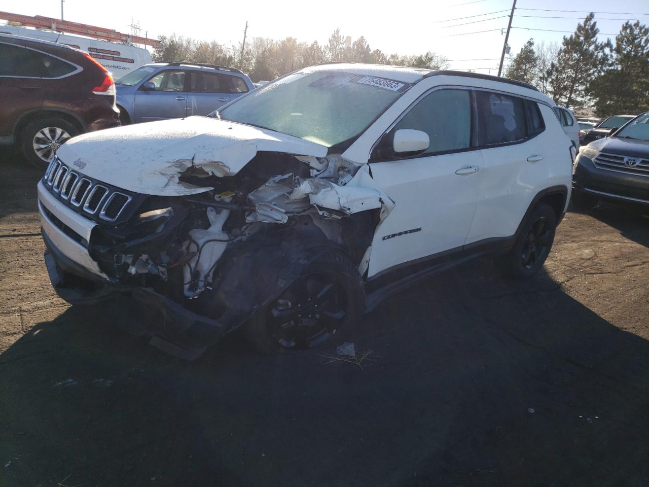 Image 1 of 2017 JEEP COMPASS LATITUDE 2017 with VIN 3C4NJDBB2HT681561