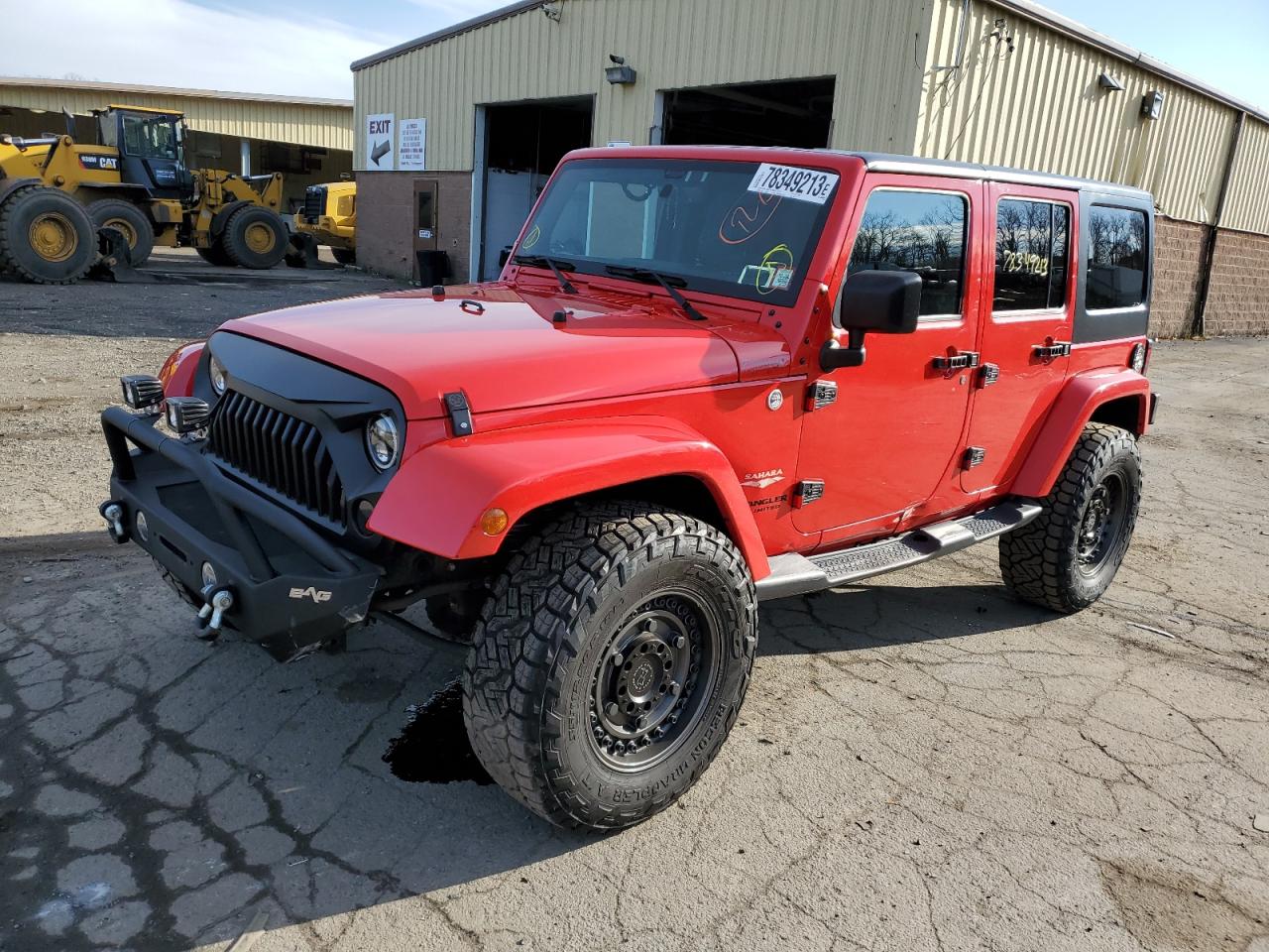 Image 1 of 2015 JEEP WRANGLER UNLIMITED SAHARA 2015 with VIN 1C4HJWEG8FL567511