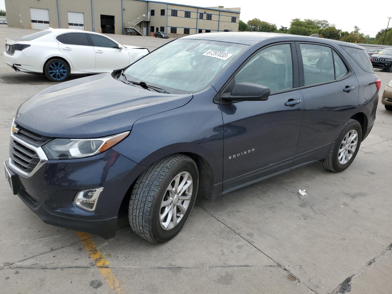 Image 1 of 2018 CHEVROLET EQUINOX LS 2018 with VIN 3GNAXHEV3JL315356