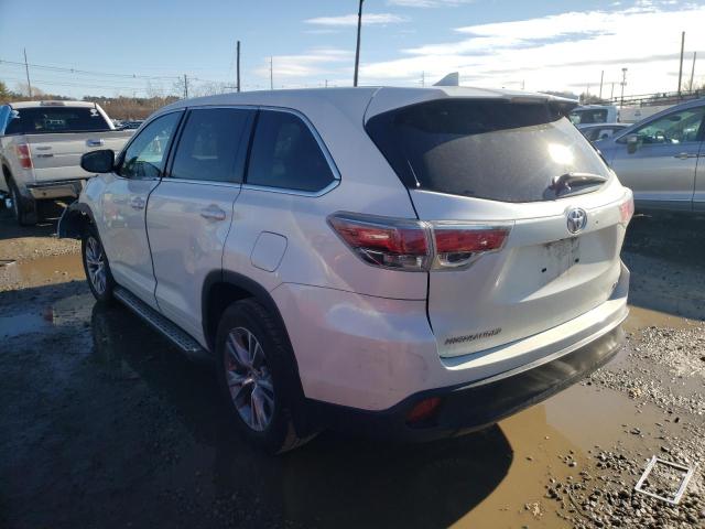 Image 2 of 2015 TOYOTA HIGHLANDER LE 2015 with VIN 5TDZKRFH4FS056080