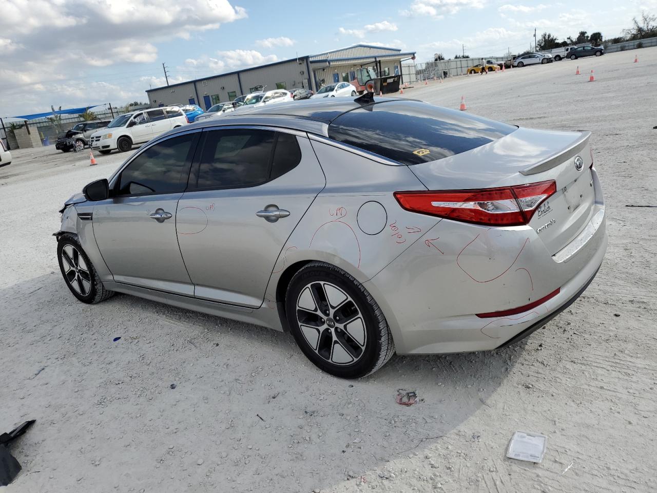 Image 2 of 2012 KIA OPTIMA HYBRID 2012 with VIN KNAGM4AD1C5009340