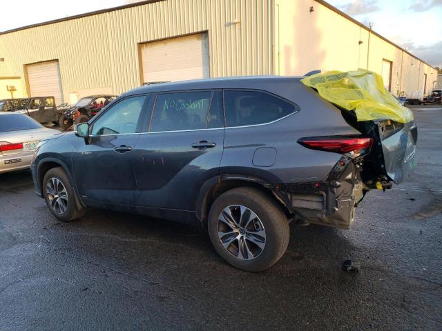 Image 2 of 2021 TOYOTA HIGHLANDER HYBRID XLE 2021 with VIN 5TDHBRCH4MS529019