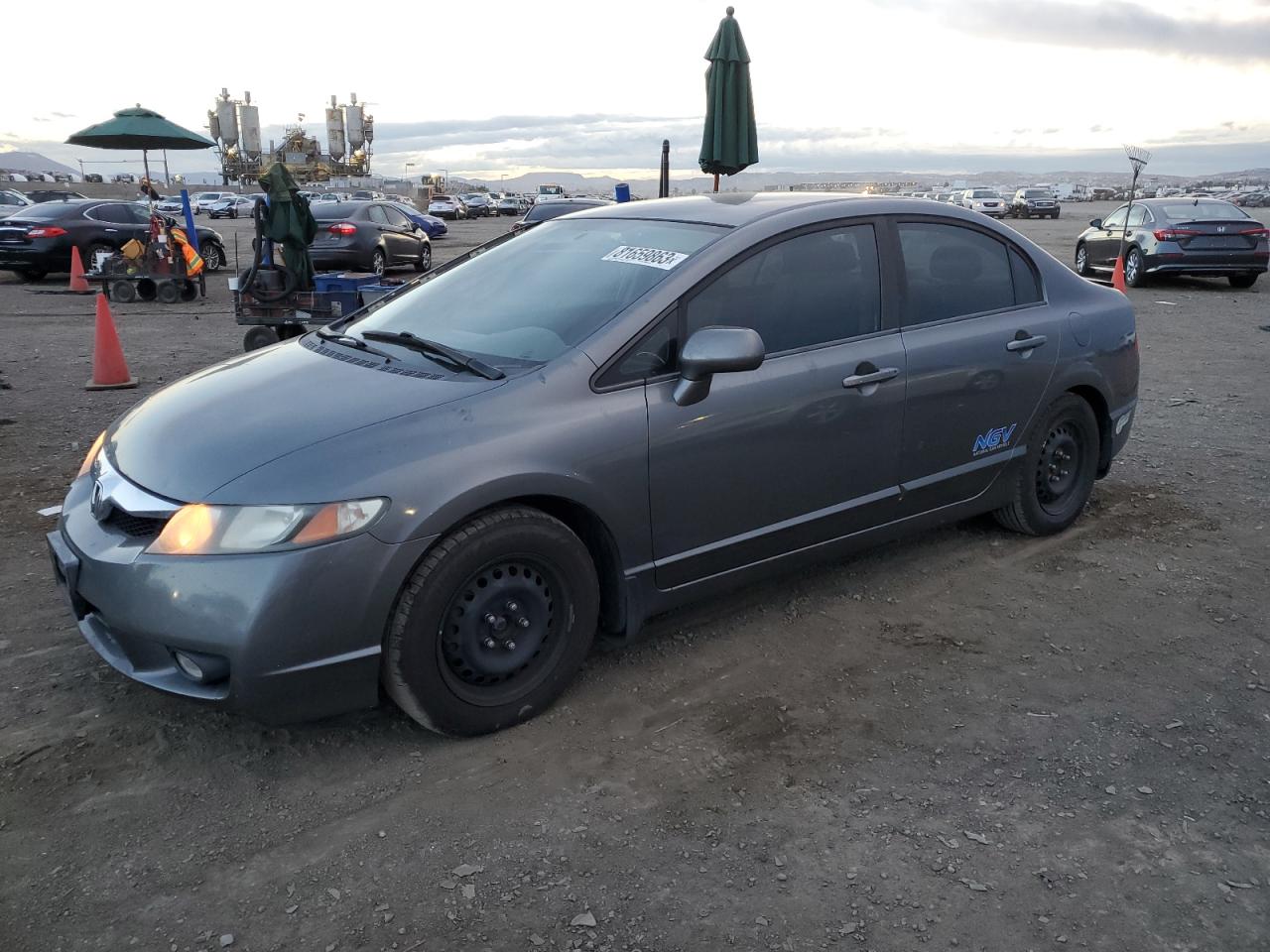 Изображение 1 2010 HONDA CIVIC GX 2010 с VIN 19XFA4F59AE000685