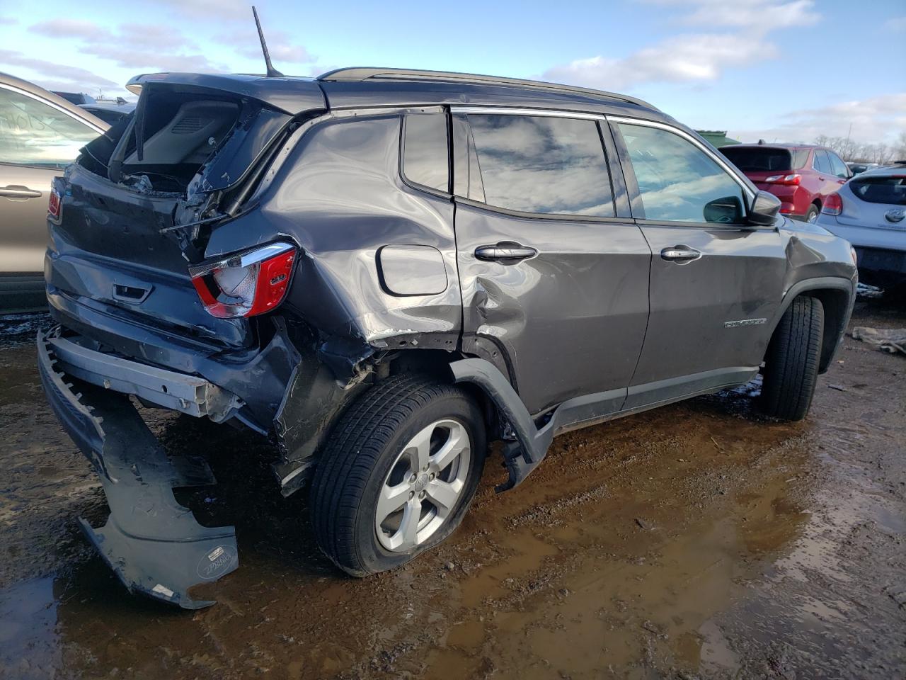 Image 3 of 2018 JEEP COMPASS LATITUDE 2018 with VIN 3C4NJCBB3JT467890