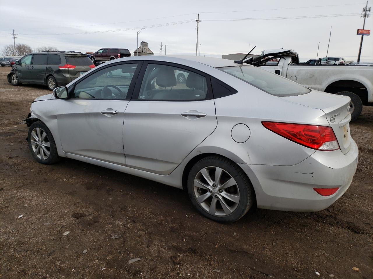 Изображение 2 2014 HYUNDAI ACCENT GLS 2014 с VIN KMHCU4AE0EU766972
