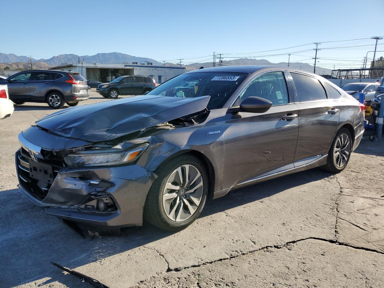 Изображение 1 2021 HONDA ACCORD HYBRID EX 2021 с VIN 1HGCV3F48MA005104