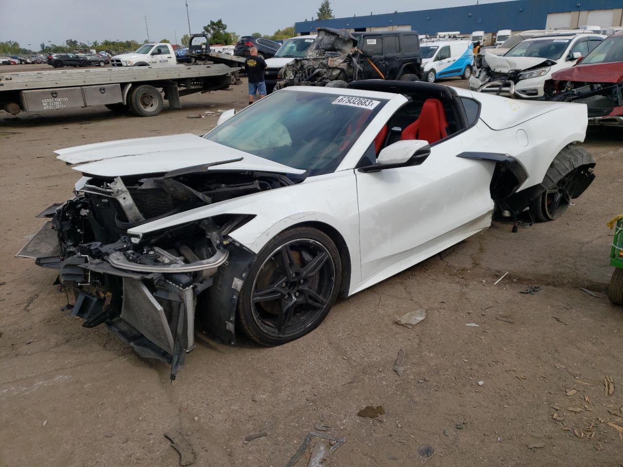 Image 1 of 2021 CHEVROLET CORVETTE STINGRAY 1LT 2021 with VIN 1G1YA2D49M5122575