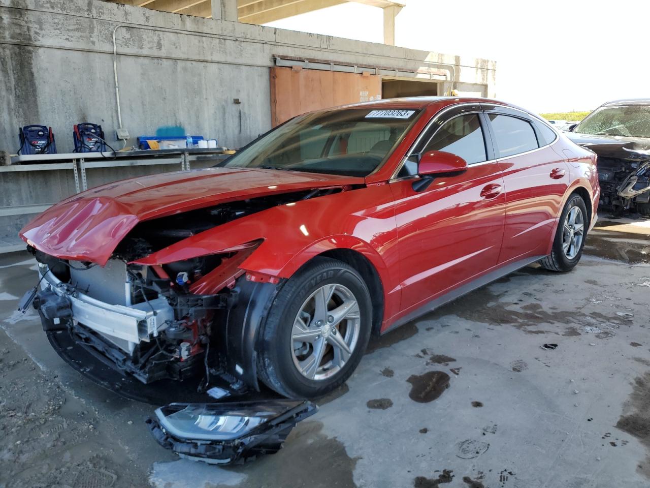 Image 1 of 2021 HYUNDAI SONATA SE 2021 with VIN 5NPEG4JA0MH075774