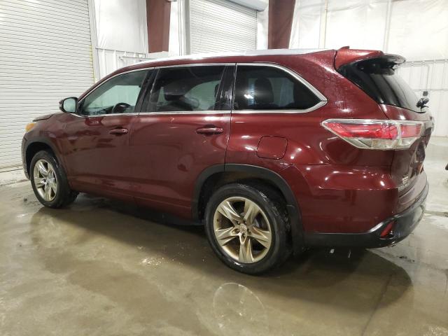 Image 2 of 2015 TOYOTA HIGHLANDER LIMITED 2015 with VIN 5TDDKRFH2FS162957