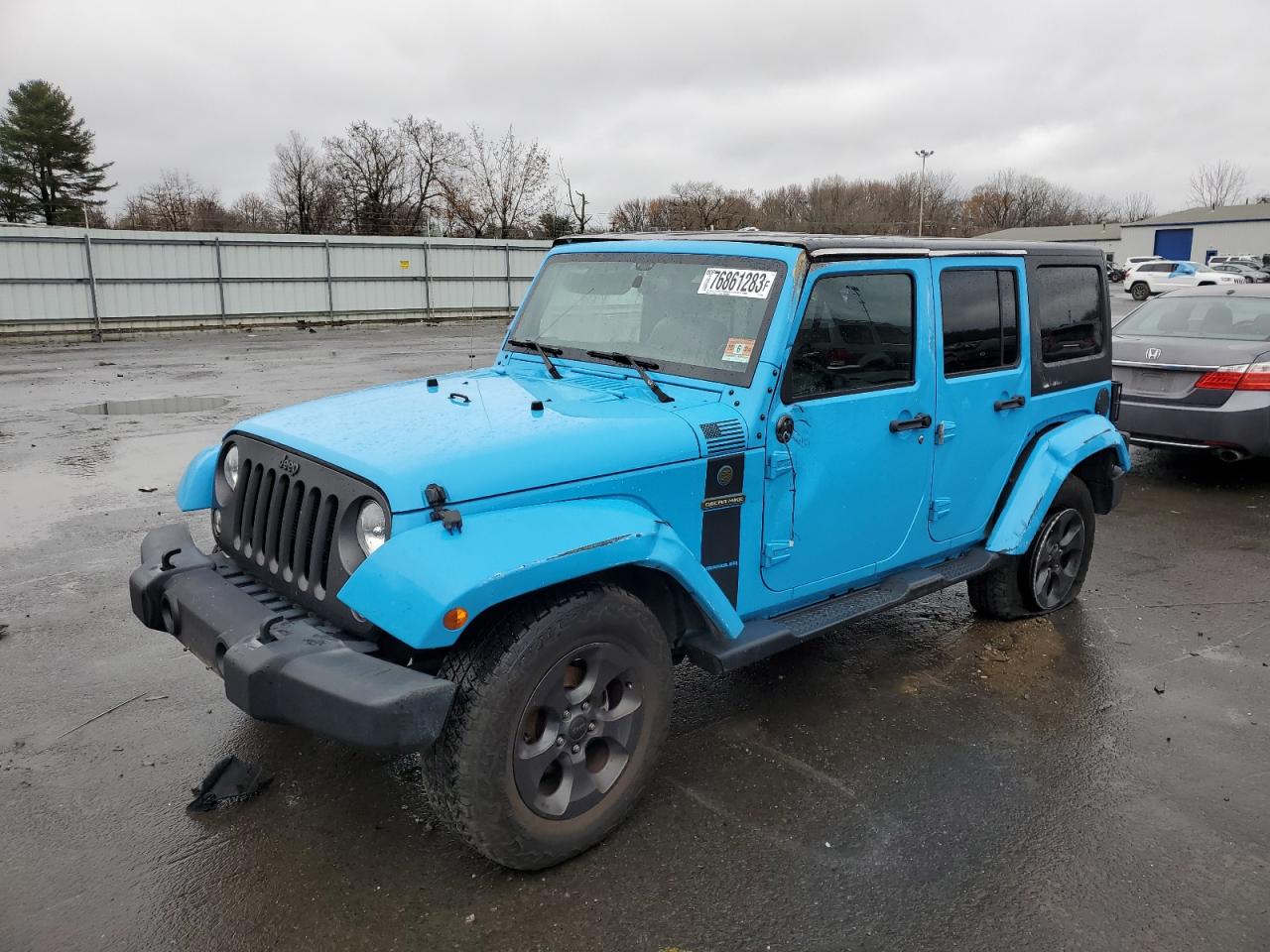 Image 1 of 2017 JEEP WRANGLER UNLIMITED SPORT 2017 with VIN 1C4BJWDG9HL588037