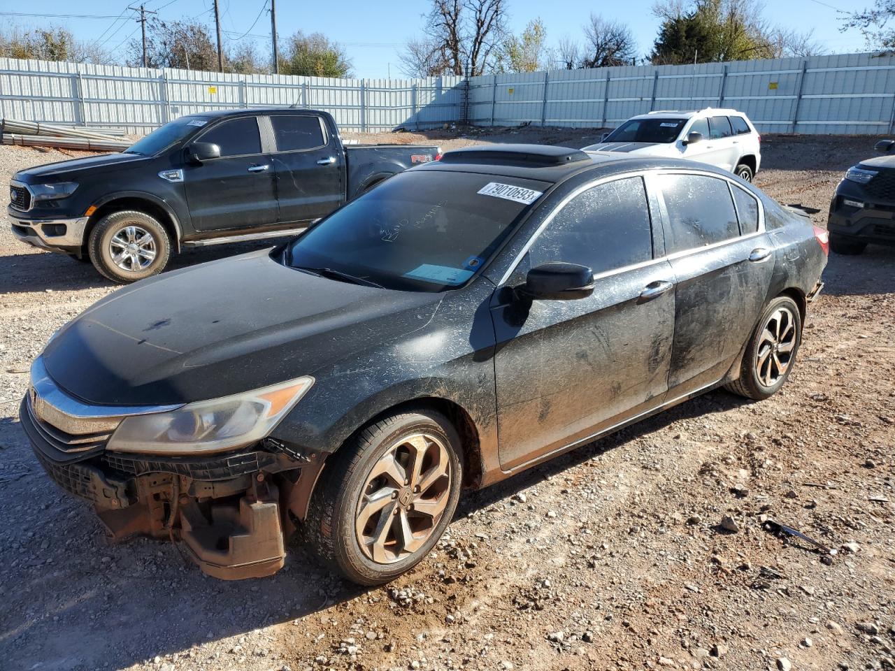 Image 1 of 2016 HONDA ACCORD EXL 2016 with VIN 1HGCR2F88GA073599