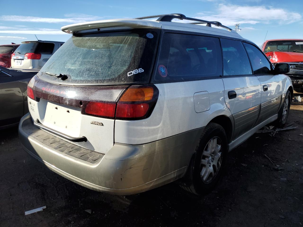 Image 3 of 2000 SUBARU LEGACY OUTBACK AWP 2000 with VIN 4S3BH6750Y7632005