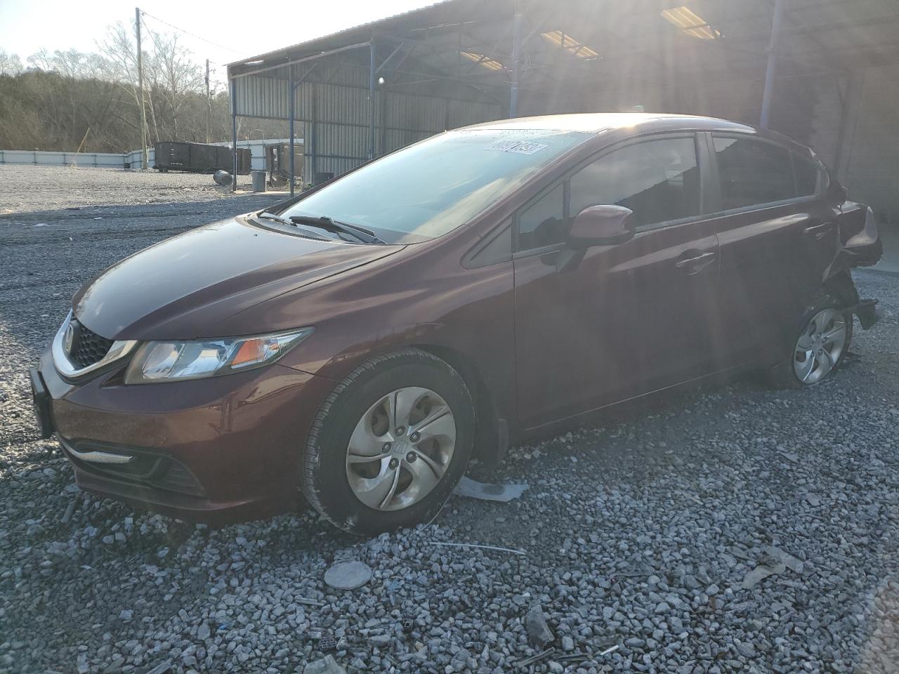 Obraz 1 z 2013 HONDA CIVIC LX 2013 z VIN 19XFB2F5XDE238986