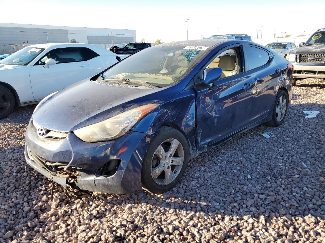 Obraz 1 z 2013 HYUNDAI ELANTRA GLS 2013 z VIN KMHDH4AE0DU742646