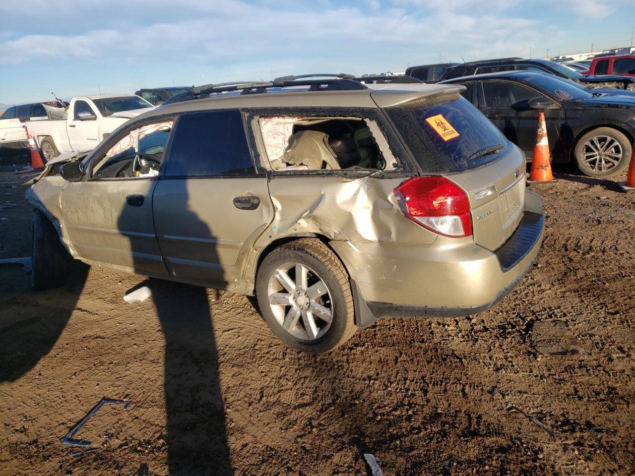 Image 2 of 2009 SUBARU OUTBACK 2.5I 2009 with VIN 4S4BP61C697310542