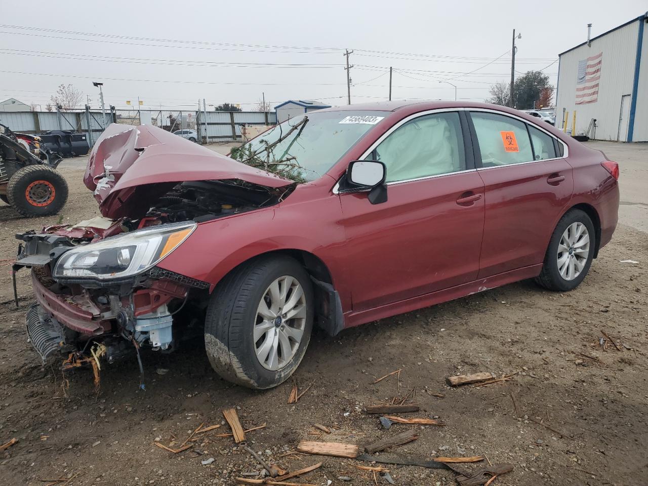 Image 1 of 2017 SUBARU LEGACY 2.5I PREMIUM 2017 with VIN 4S3BNAF62H3060741