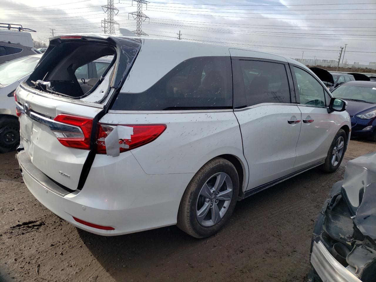 Image 3 of 2020 HONDA ODYSSEY ELITE 2020 with VIN 5FNRL6H93LB072109