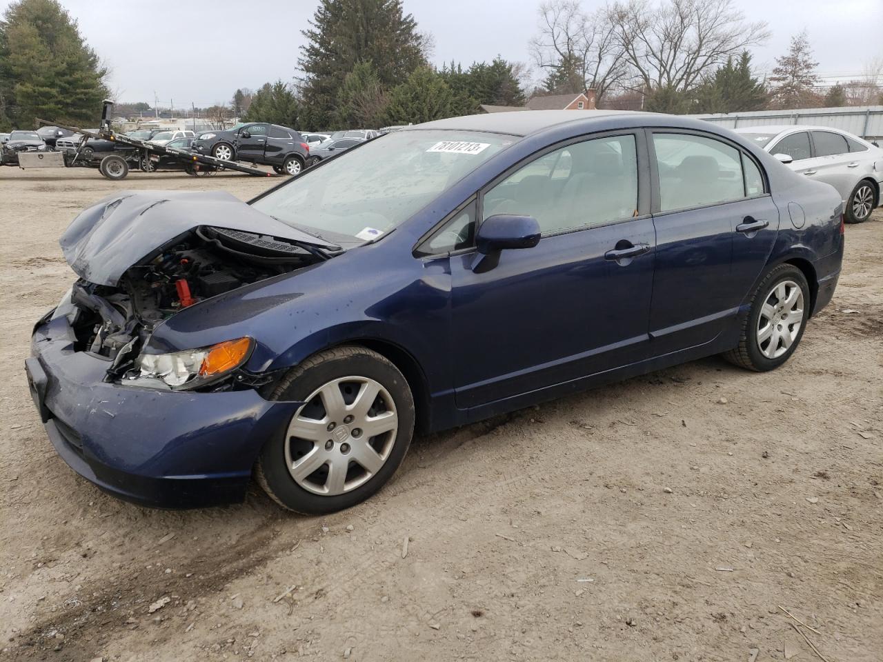 Image 1 of 2008 HONDA CIVIC LX 2008 with VIN 1HGFA15548L111275
