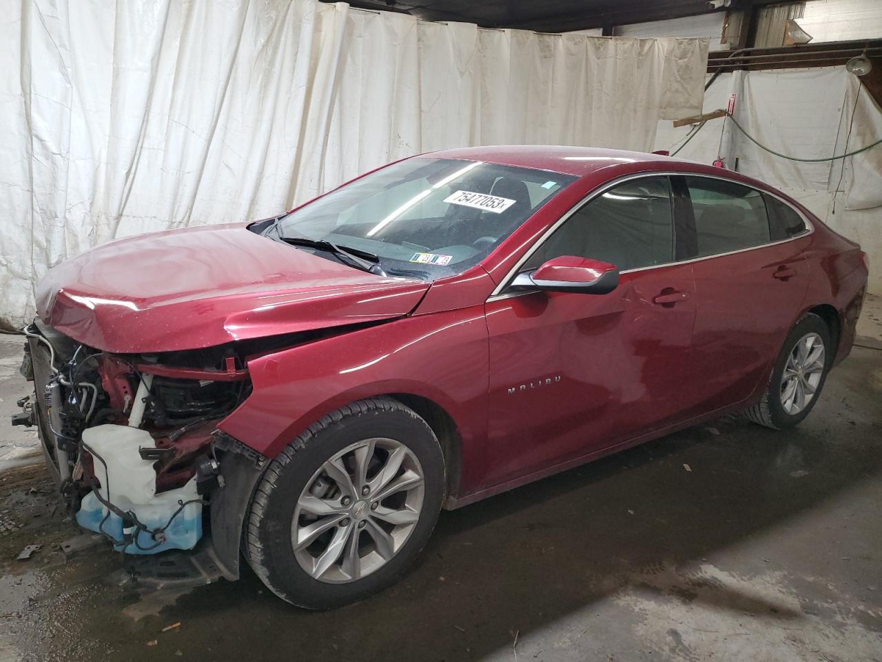 Image 1 of 2020 CHEVROLET MALIBU LT 2020 with VIN 1G1ZD5ST8LF010205