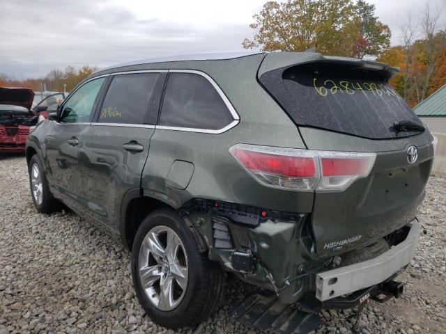 Изображение 3 2014 TOYOTA HIGHLANDER LIMITED 2014 с VIN 5TDDKRFH6ES070541