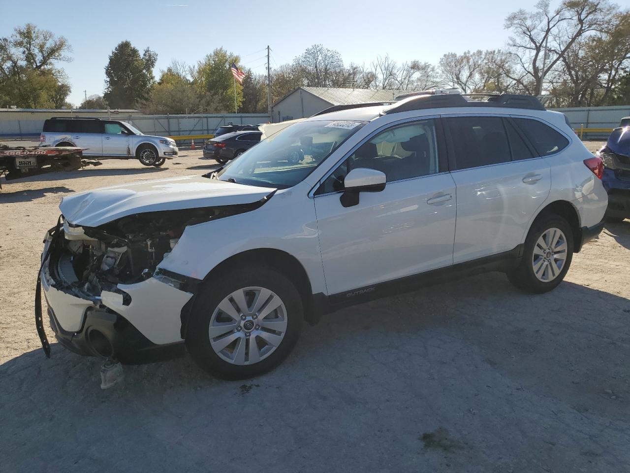 Image 1 of 2019 SUBARU OUTBACK 2.5I PREMIUM 2019 with VIN 4S4BSAFC0K3393697