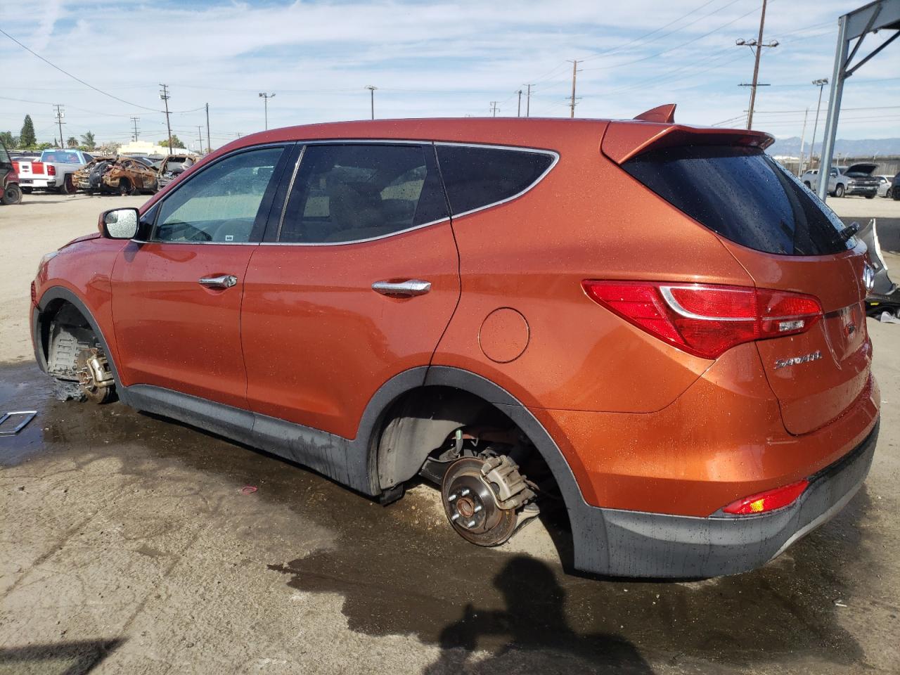 Image 2 of 2015 HYUNDAI SANTA FE SPORT  2015 with VIN 5XYZT3LB8FG302121