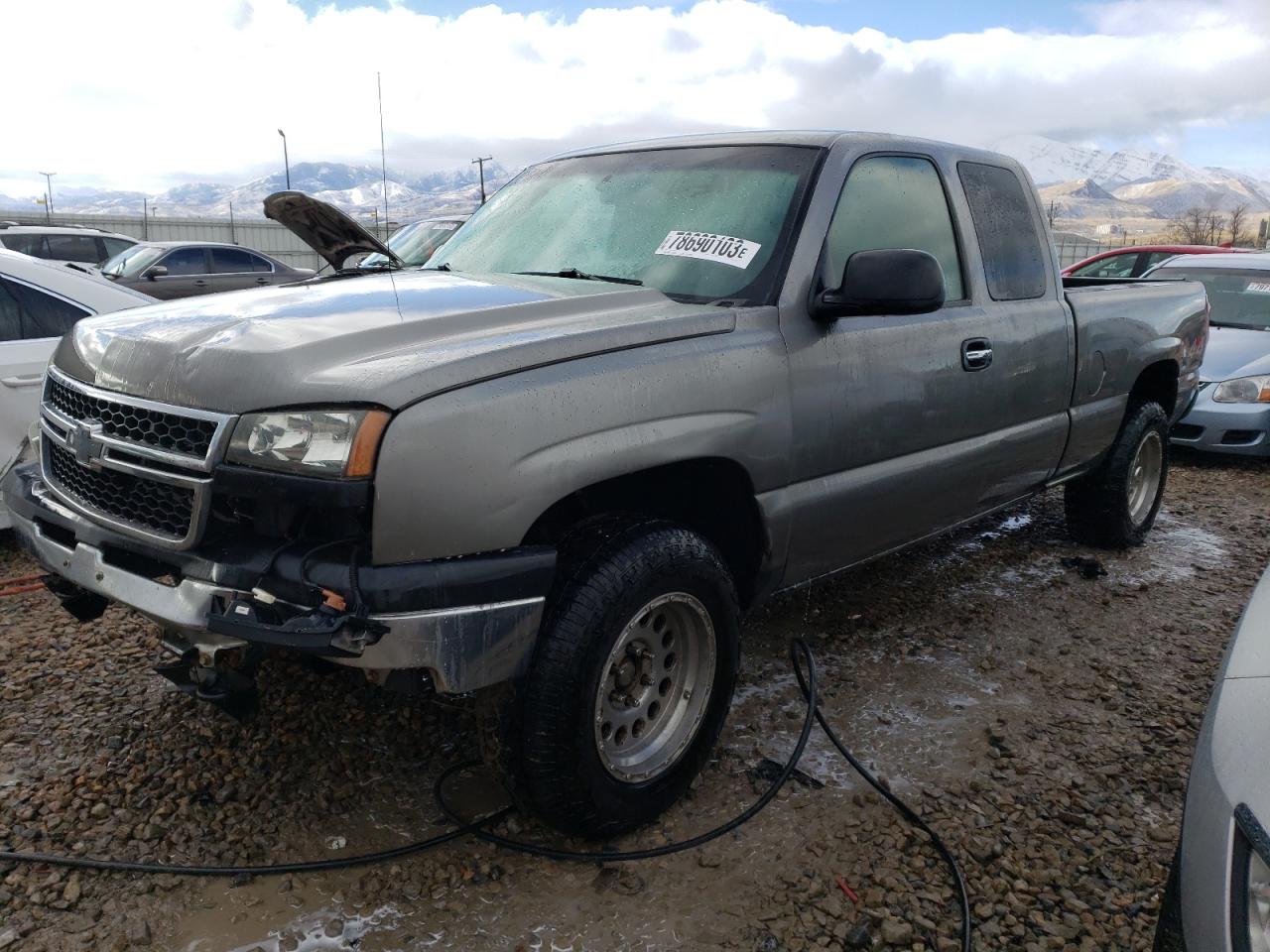 Image 1 of 2006 CHEVROLET SILVERADO K1500 2006 with VIN 1GCEK19B66Z193589