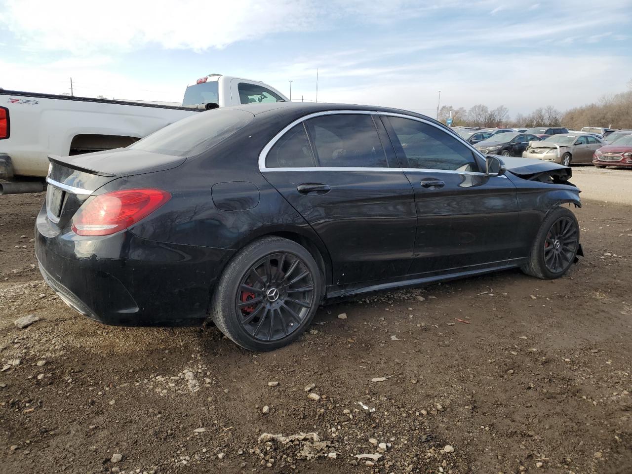 Image 3 of 2017 MERCEDES-BENZ C 300 4MATIC 2017 with VIN 55SWF4KB2HU184447