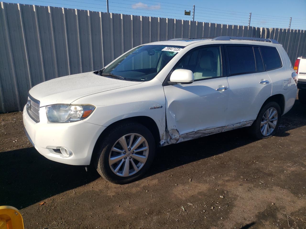 Image 1 of 2009 TOYOTA HIGHLANDER HYBRID LIMITED 2009 with VIN JTEEW44AX92030957