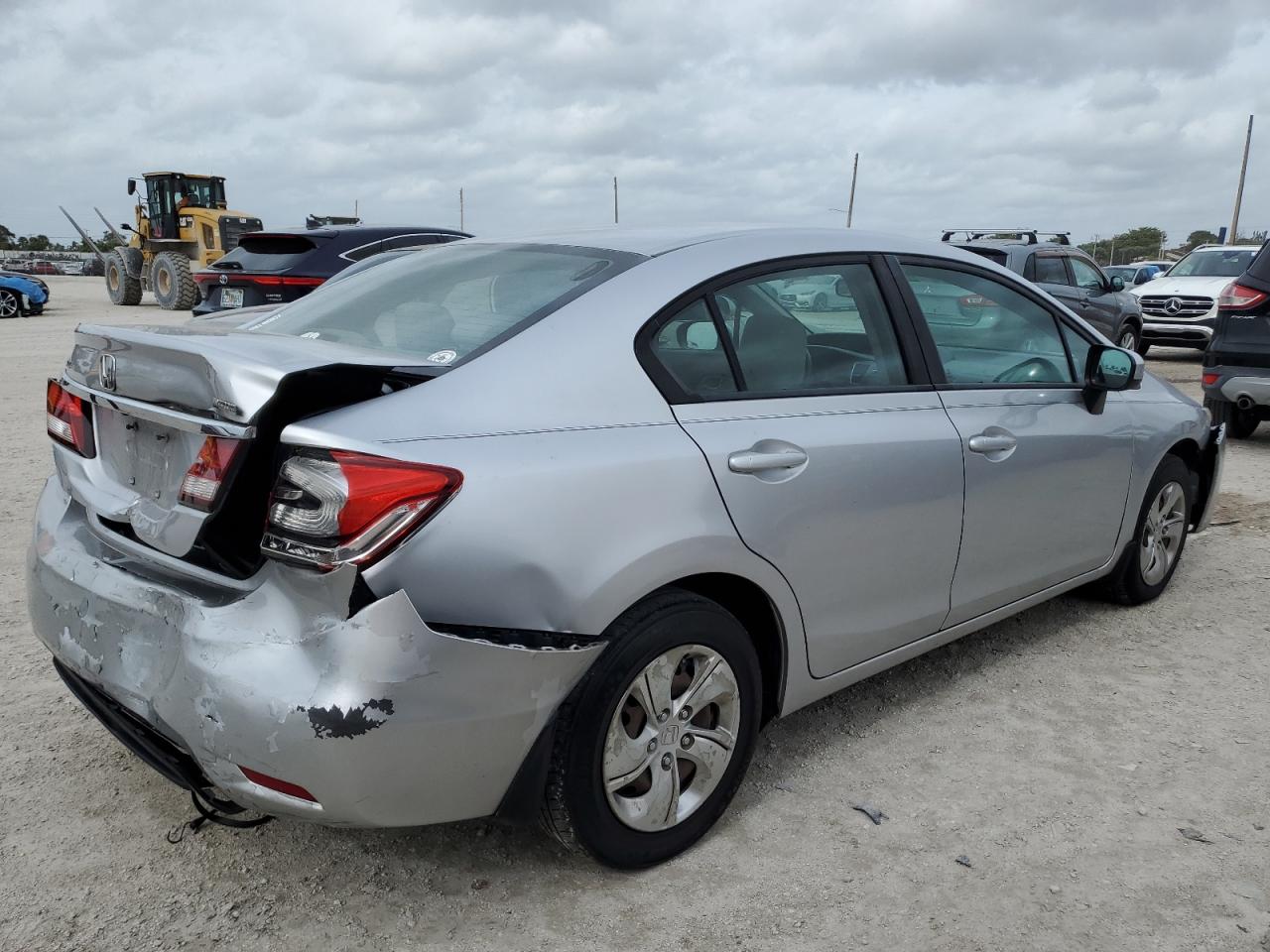Image 3 of 2014 HONDA CIVIC LX 2014 with VIN 19XFB2F59EE012486