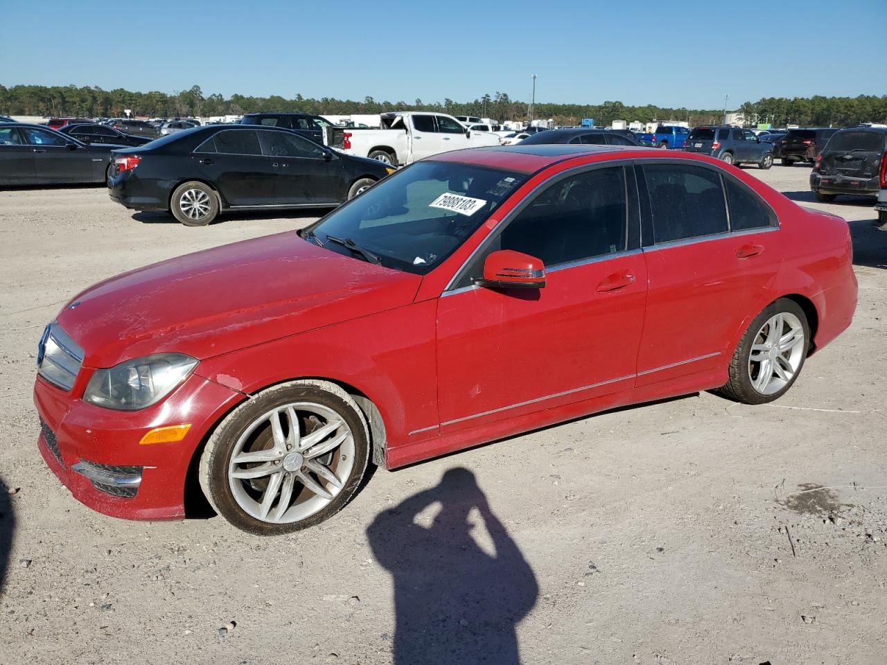 Image 1 of 2013 MERCEDES-BENZ C 250 2013 with VIN WDDGF4HB7DA770356