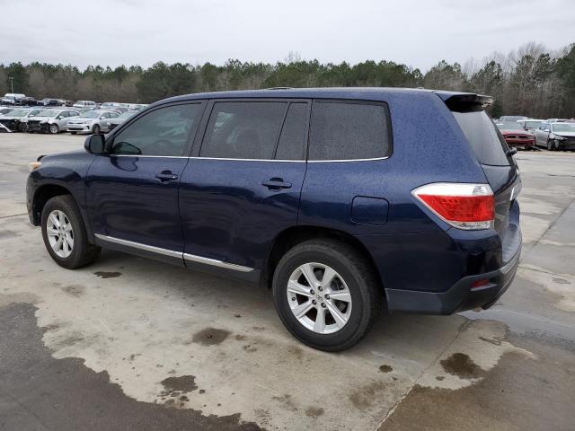 Image 2 of 2012 TOYOTA HIGHLANDER BASE 2012 with VIN 5TDZA3EHXCS021475