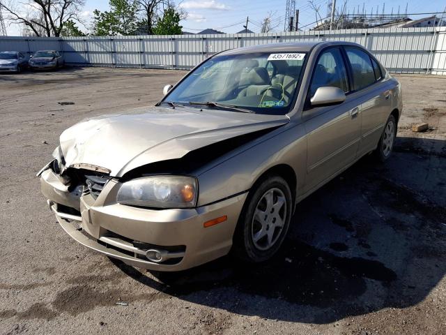 Image 2 of 2005 HYUNDAI ELANTRA GLS 2005 with VIN KMHDN46D65U086978