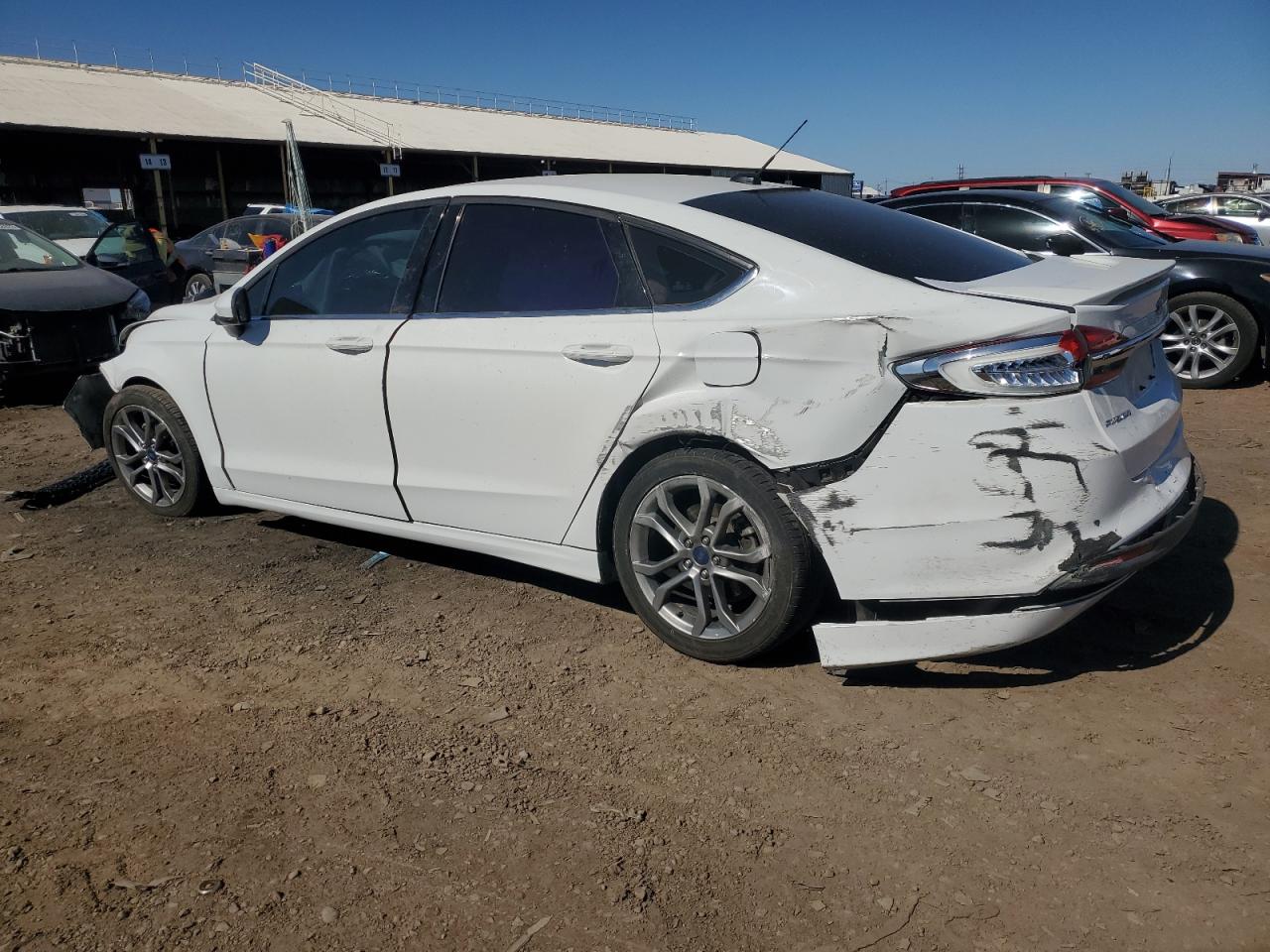 Image 2 of 2017 FORD FUSION S 2017 with VIN 3FA6P0G70HR299497
