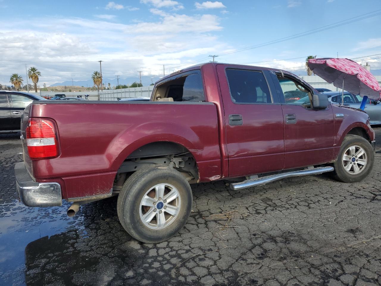 Image 3 of 2005 FORD F150 SUPERCREW 2005 with VIN 1FTPW12555FA08854