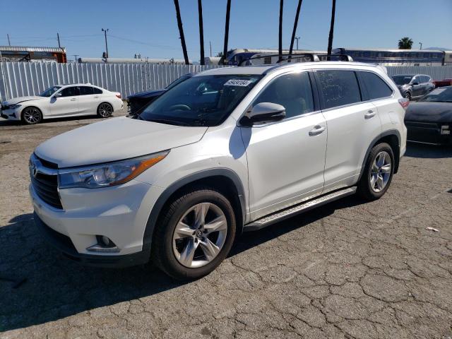 Image 1 of 2016 TOYOTA HIGHLANDER LIMITED 2016 with VIN 5TDDKRFH5GS325392
