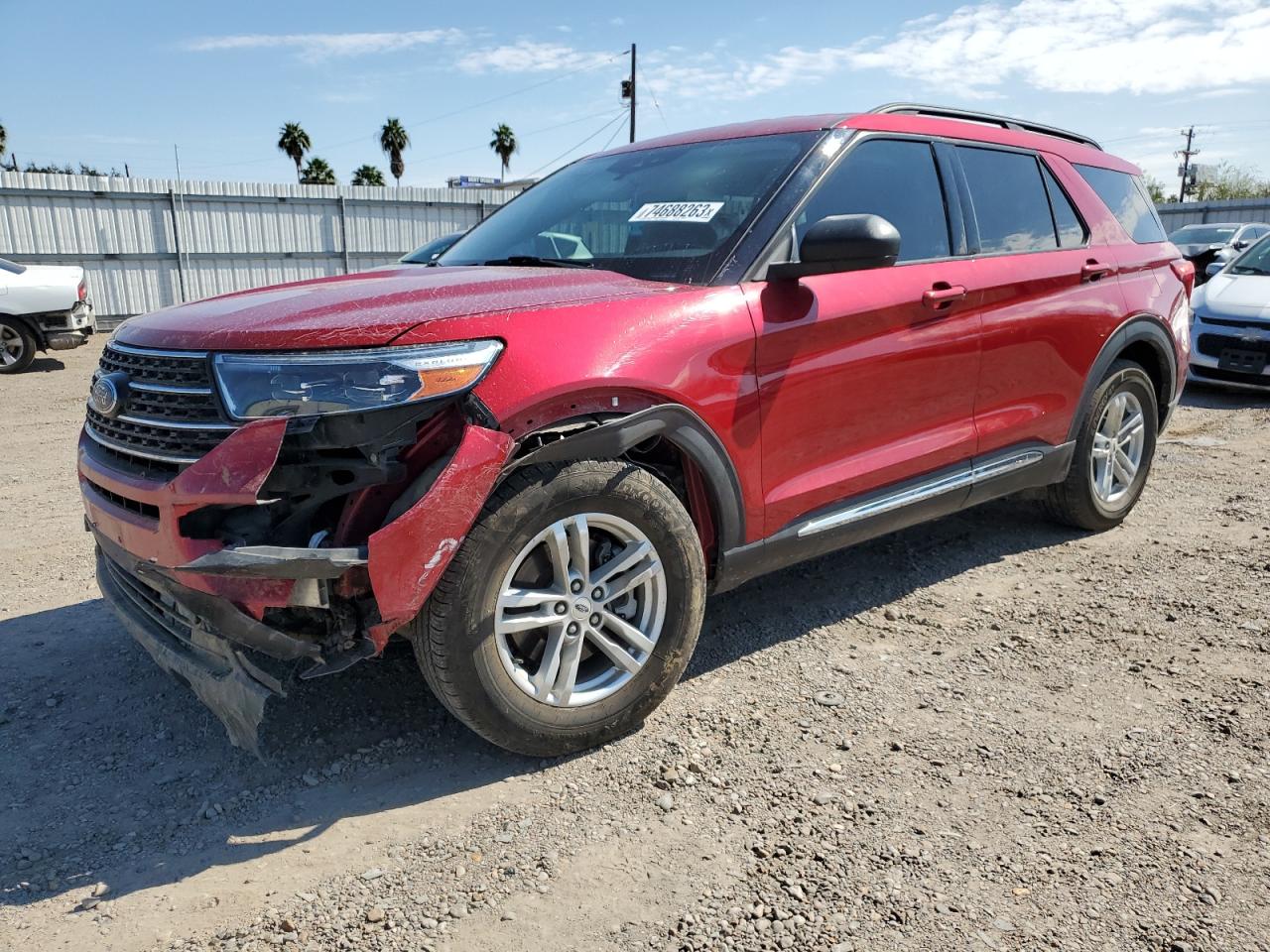 Image 1 of 2020 FORD EXPLORER XLT 2020 with VIN 1FMSK7DH9LGD15768