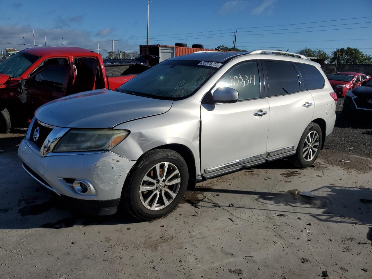 Image 1 of 2015 NISSAN PATHFINDER S 2015 with VIN 5N1AR2MM5FC687434